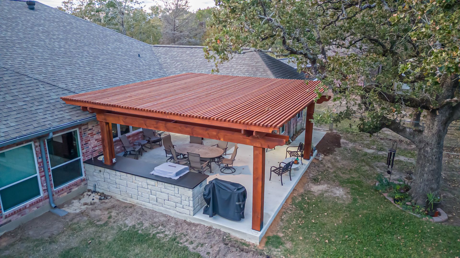 Foxfire Pergola Project | McCulloch Homes | Bryan & College Station, TX