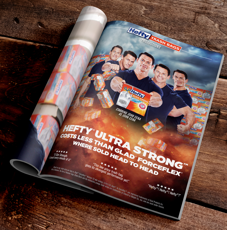 Hefty Ultra Strong Movie Ad