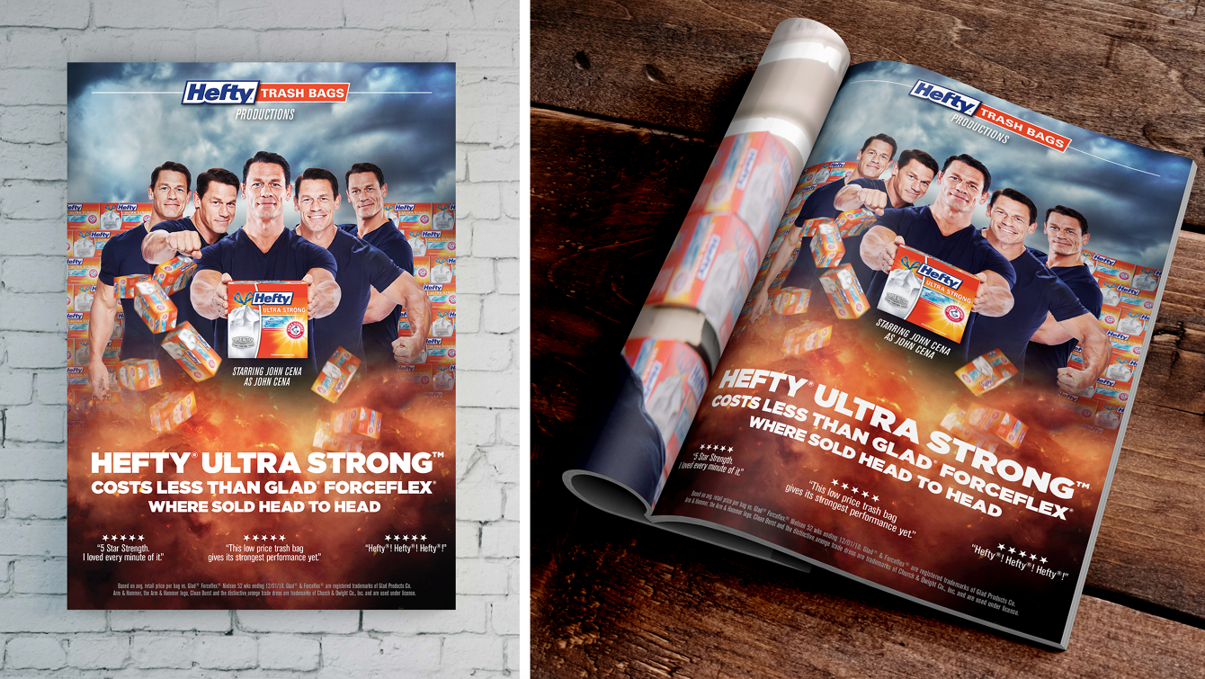 Hefty Ultra Strong Movie Ad