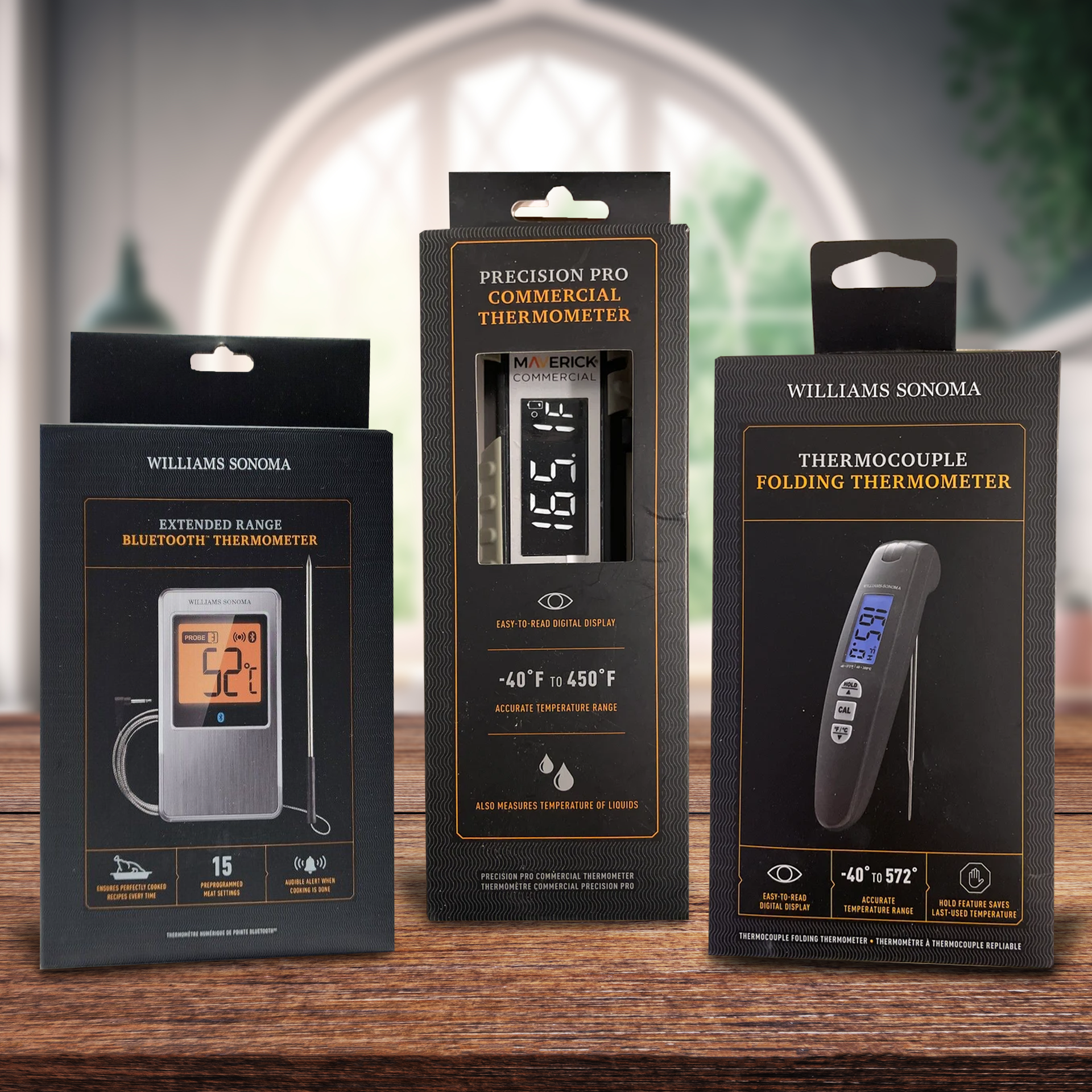 William and Sanoma Thermometers