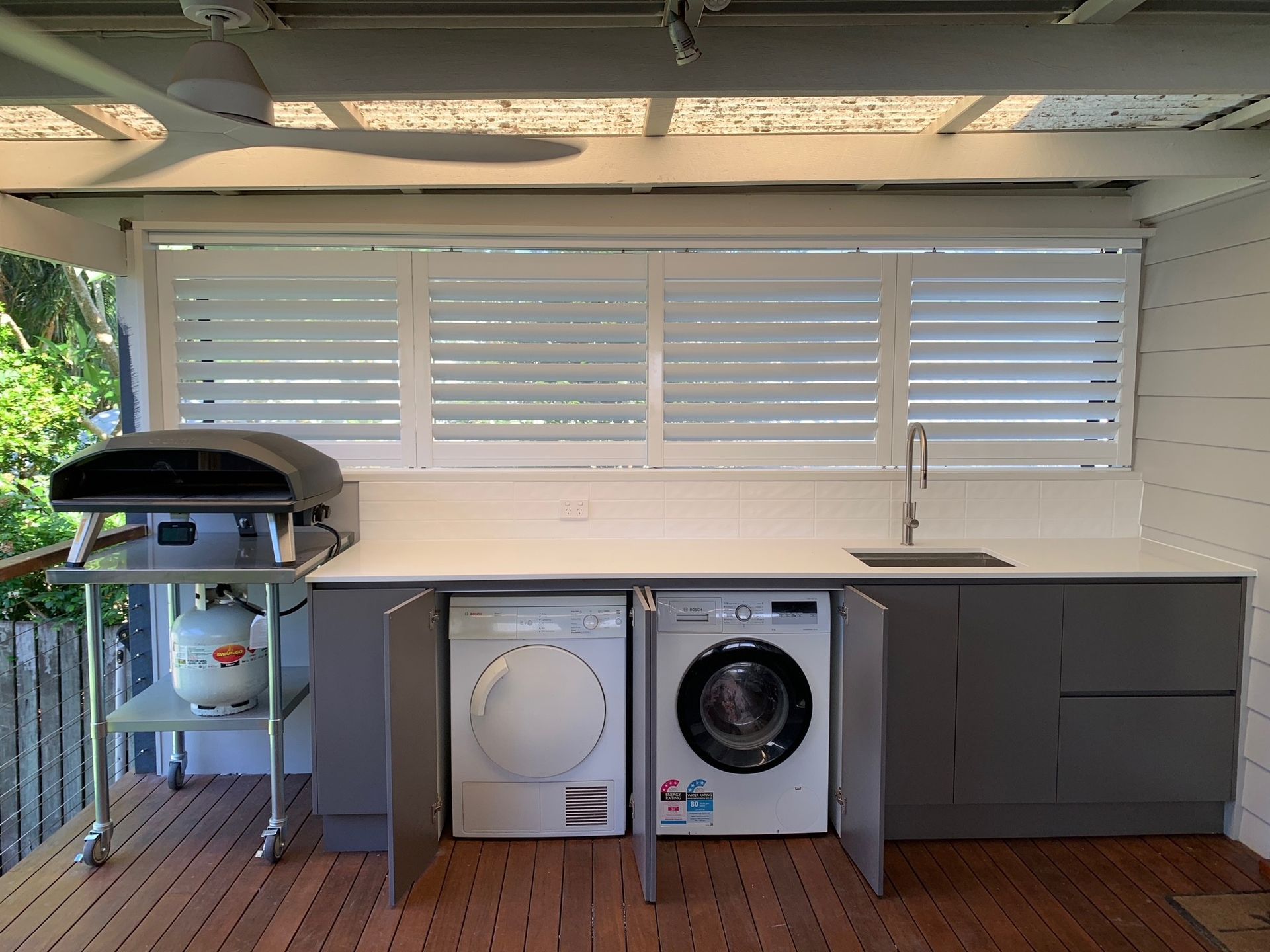 laundry cabinets by WCC Kitchens and Cabinets