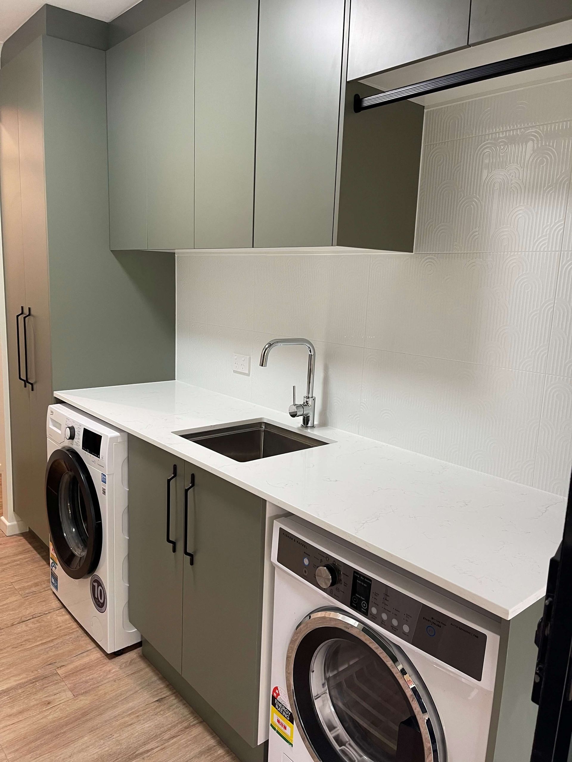laundry cabinets by wcc kitchens and cabinets