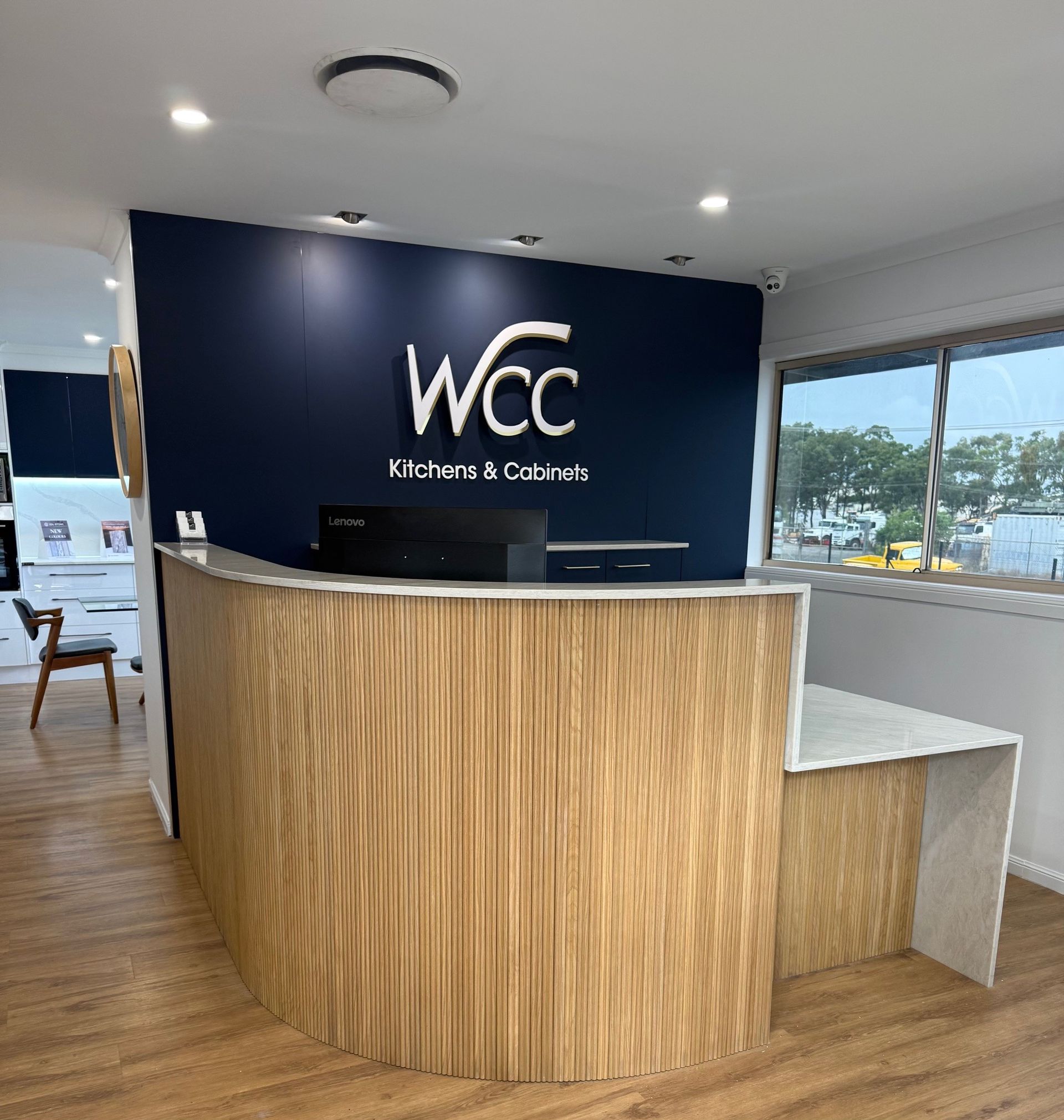 custom  reception desk