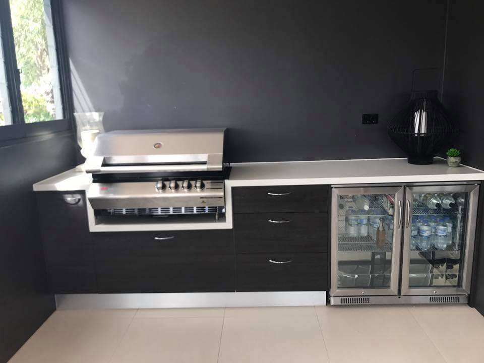 outdoor kitchen cabinets custom-made