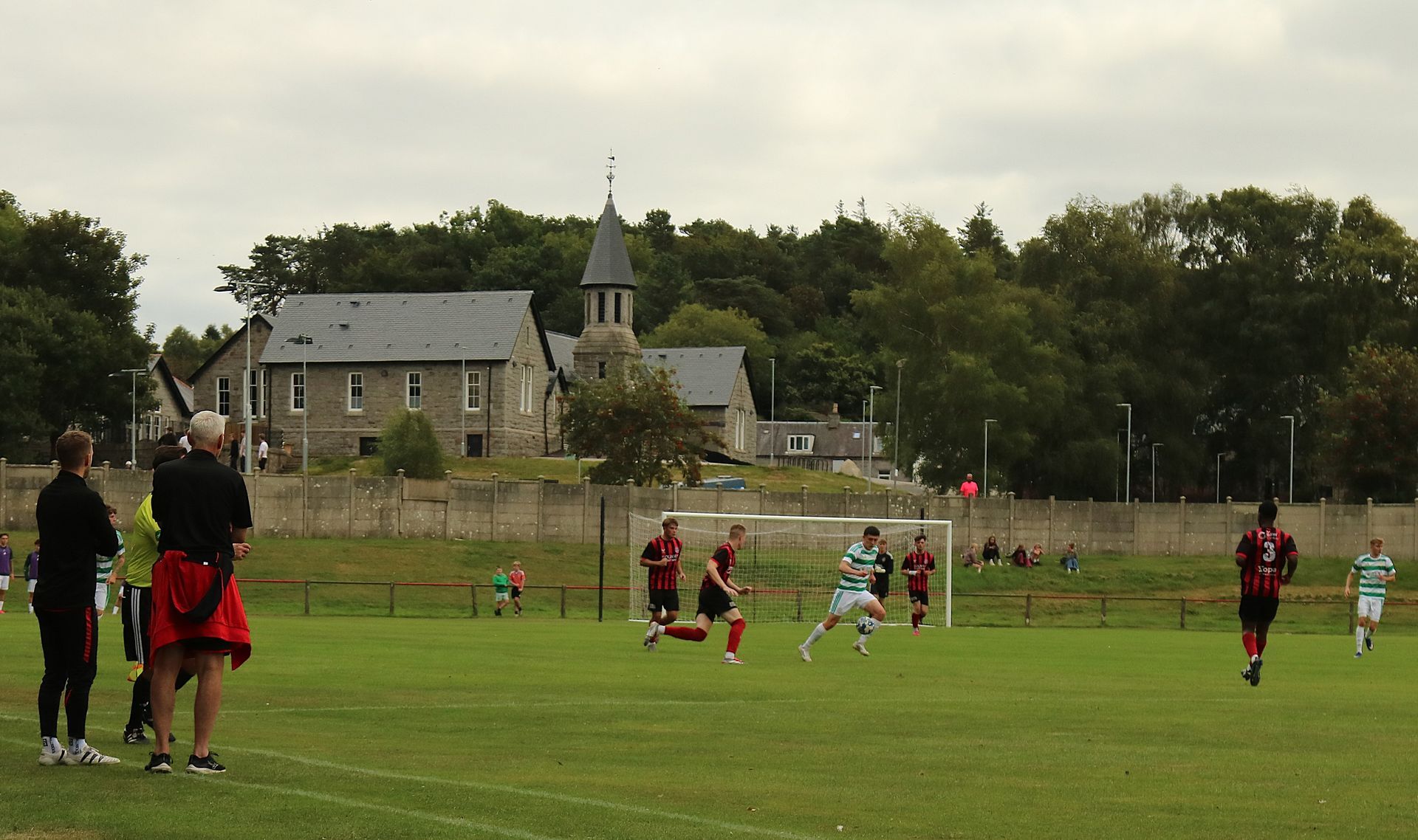 Dalbeattie Star FC playing a match