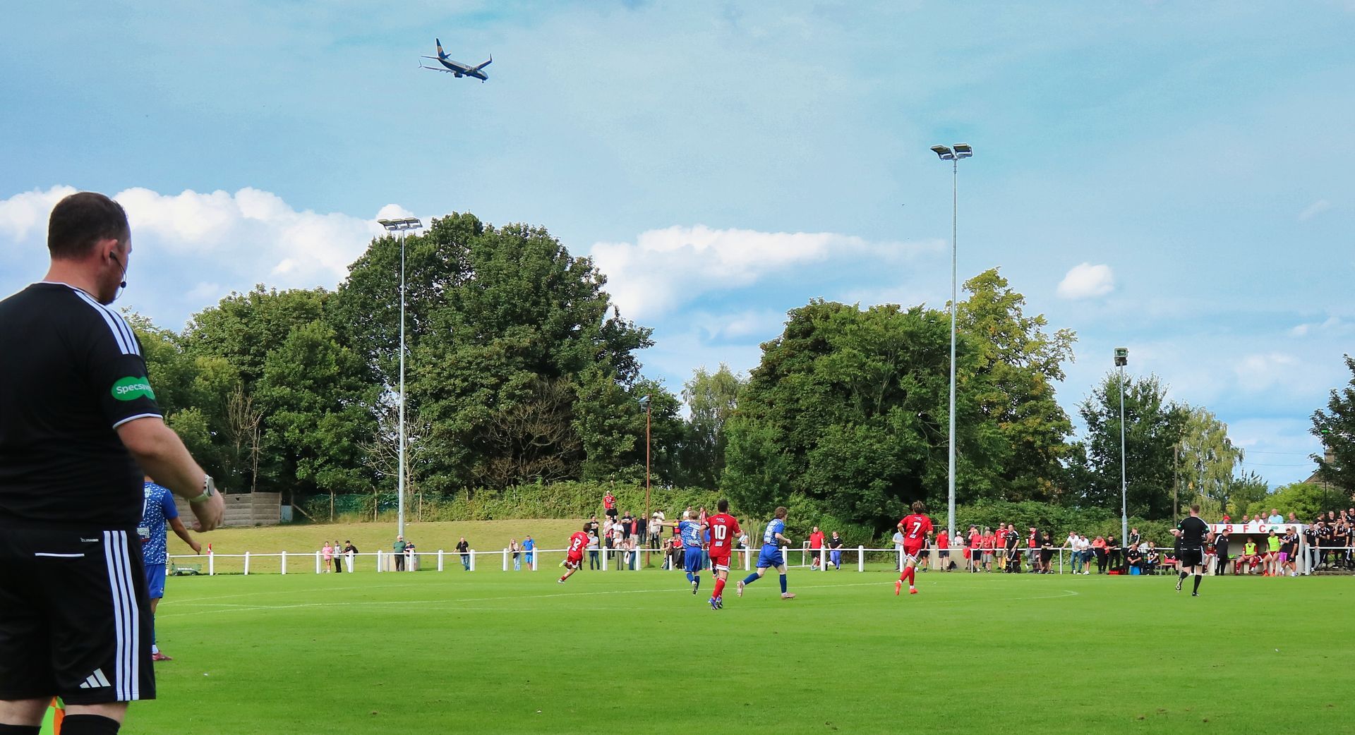 Dalbeattie Star FC playing a match