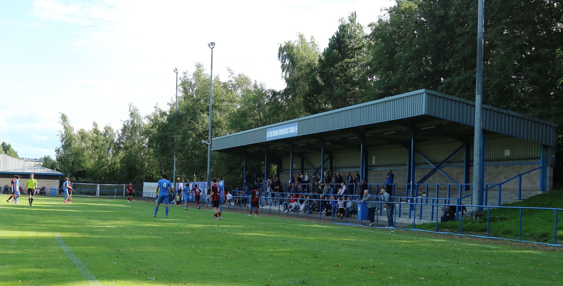 Dalbeattie Star FC playing a match
