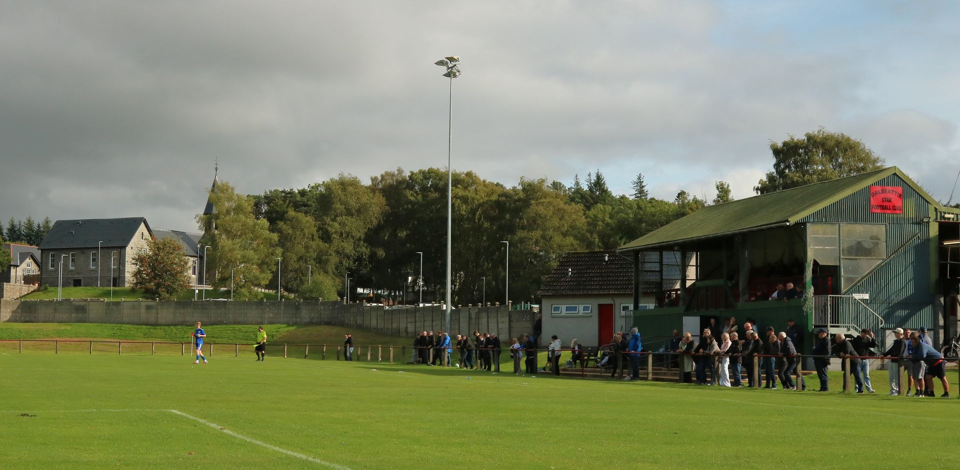 Dalbeattie Star FC playing a match