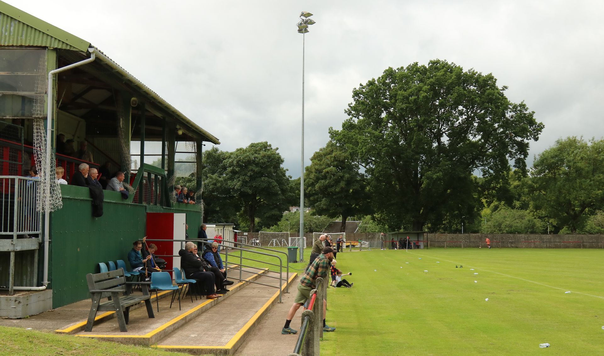 Dalbeattie Star FC playing a match
