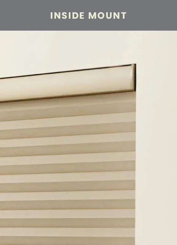 inside mount honeycomb shades Love is Blinds Colorado 