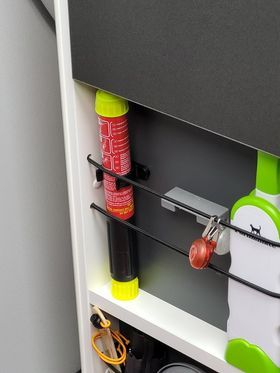 50 second Fire Safety Stick in camper van