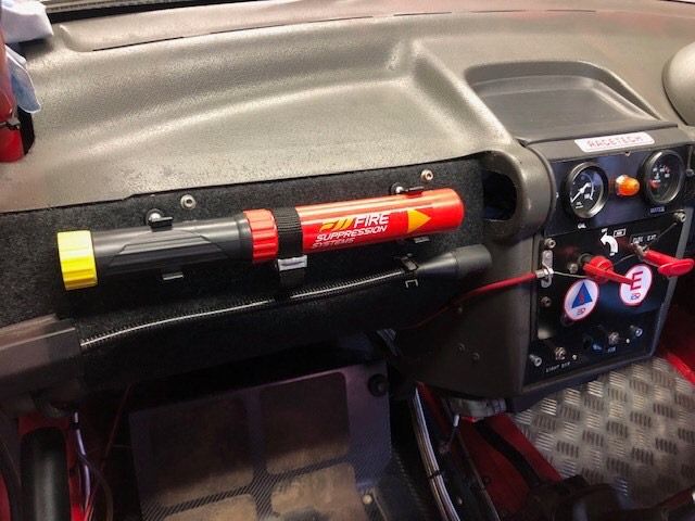 50 second Fire Safety Stick in car