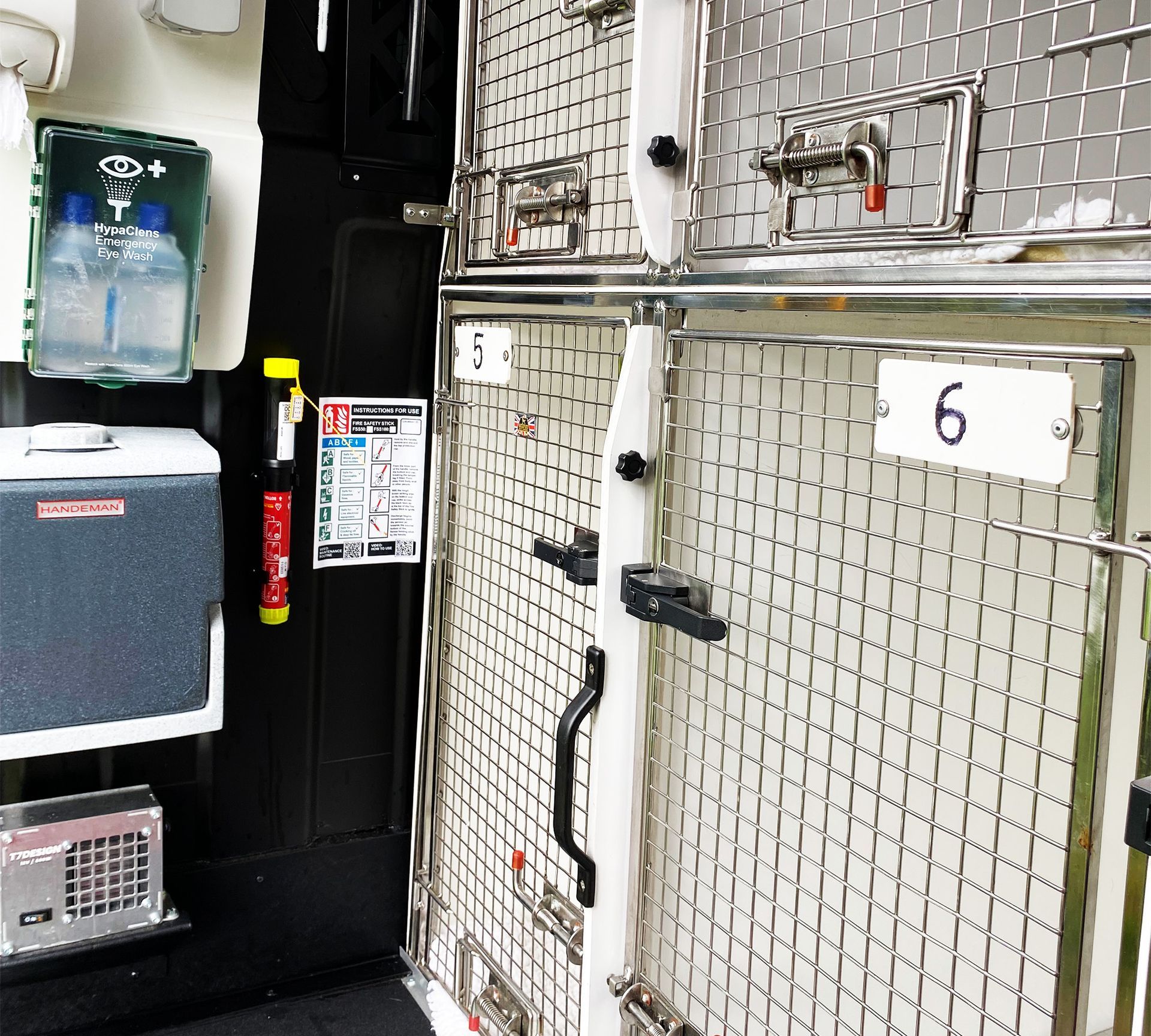 50 second Fire Safety Stick in van