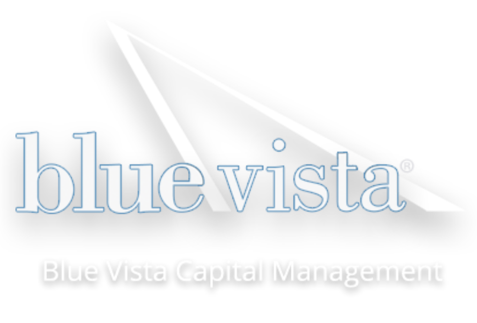 Blue Vista Capital Management logo in light blue and white with a diagonal swoosh.