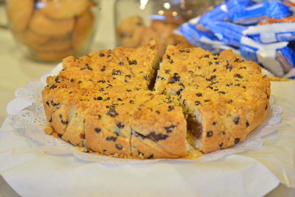 Torta fresca per la colazione a Sirmione 