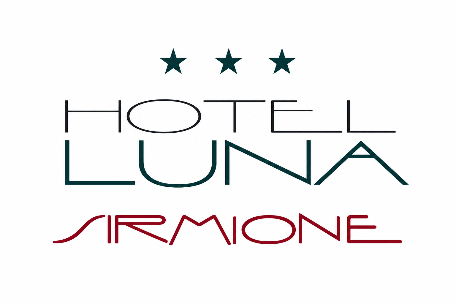 Logo in footer pagina Hotel Luna a Sirmione