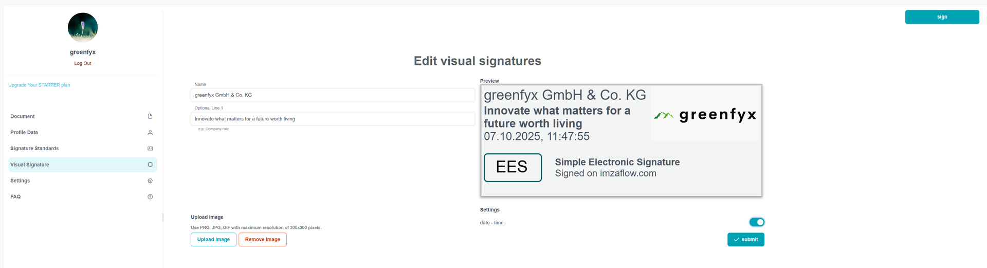 Screenshot of a web interface with text fields and a