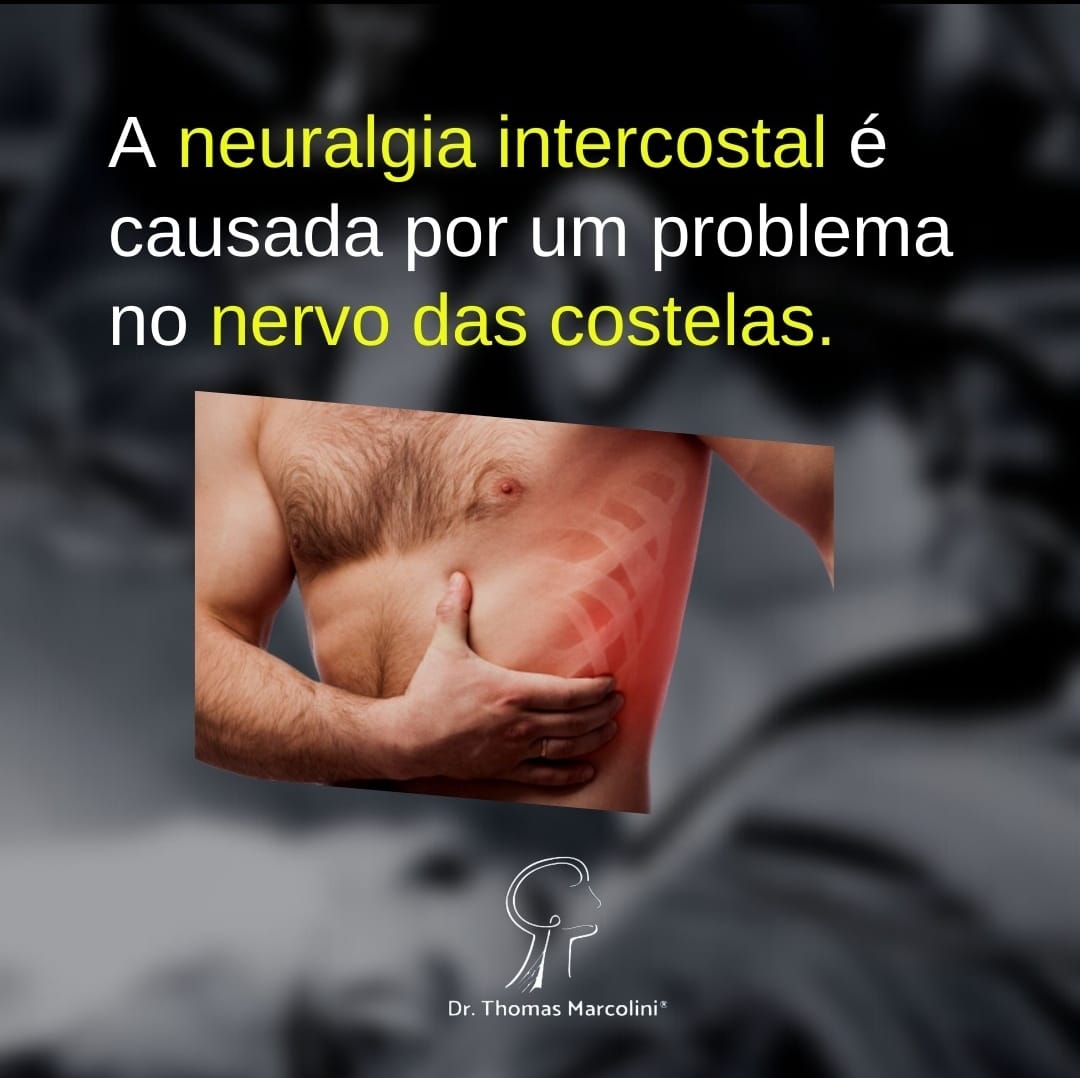 Inflamação do nervo da costela. Neuralgia intercostal é causado pelo nervo das costelas.