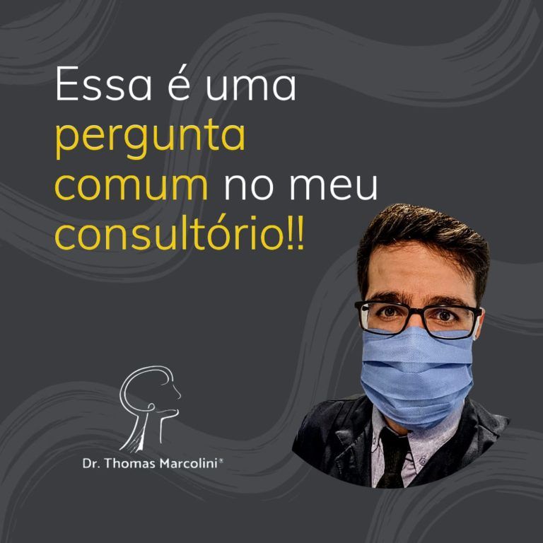 Médico de máscara comenta pergunta comum no consultório sobre recuperação do pé caído