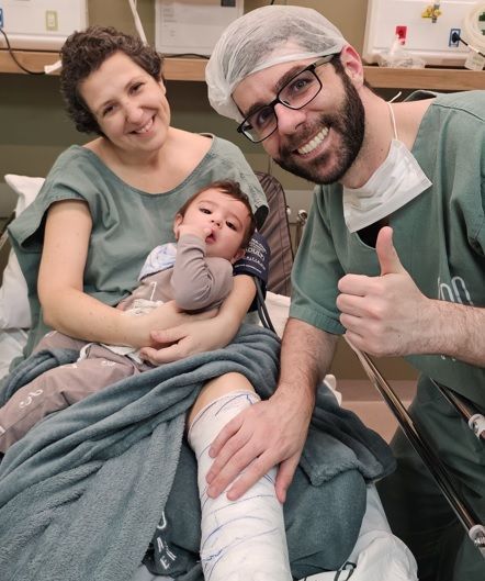Médico especialista em lesão do nervo fibular.