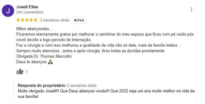 Depoimento real da paciente Joseli do Dr. Thomas Marcolini.