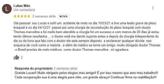 Depoimento real do paciente Lukas do Dr. Thomas Marcolini.