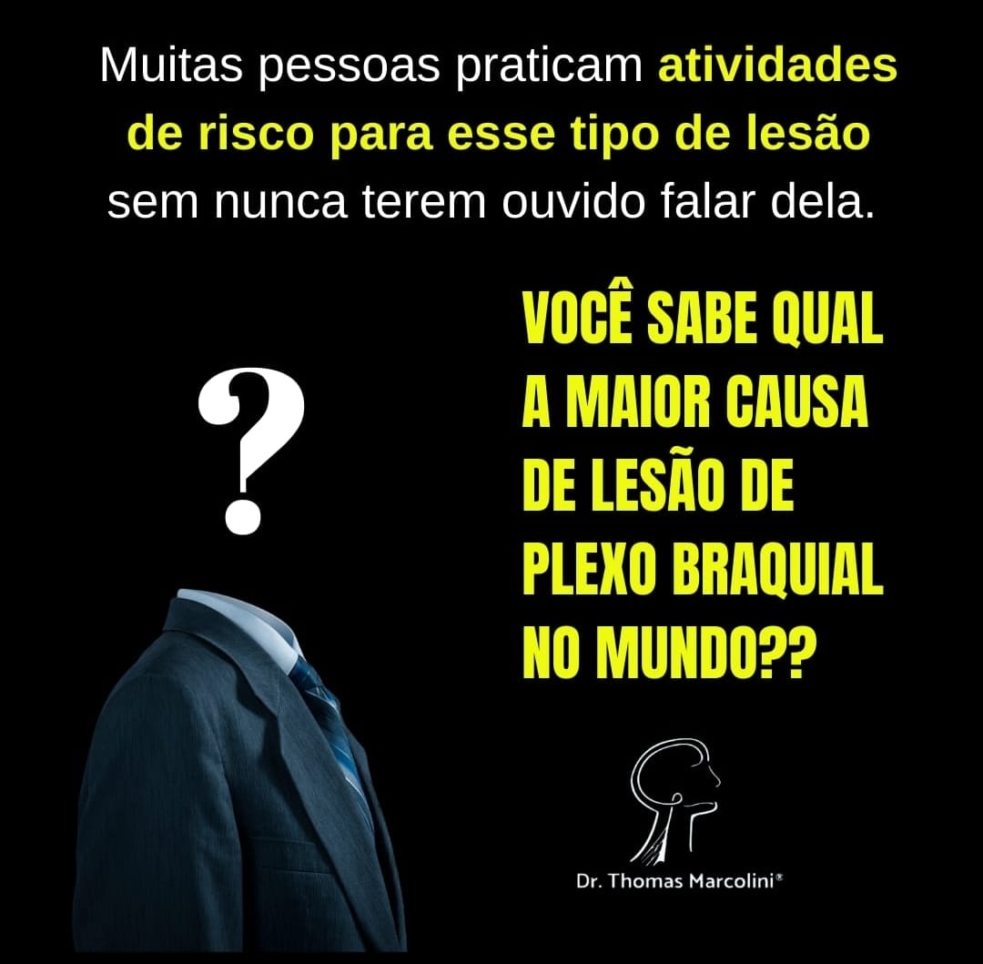 Terno com ponto de interrogação, com o texto