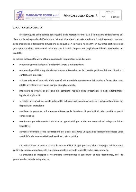 CERTIFICATO-ISO CERTIFICATO-ISO