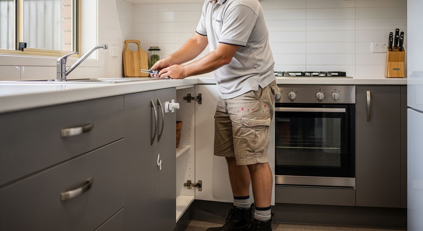 Securing Furniture To Wall For Child Safety In Toowoomba Home