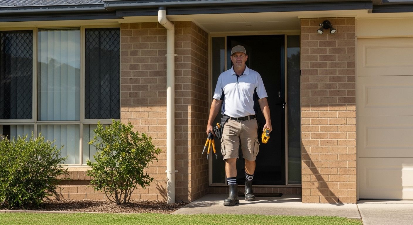 Local Handyman Arriving At Toowoomba Property