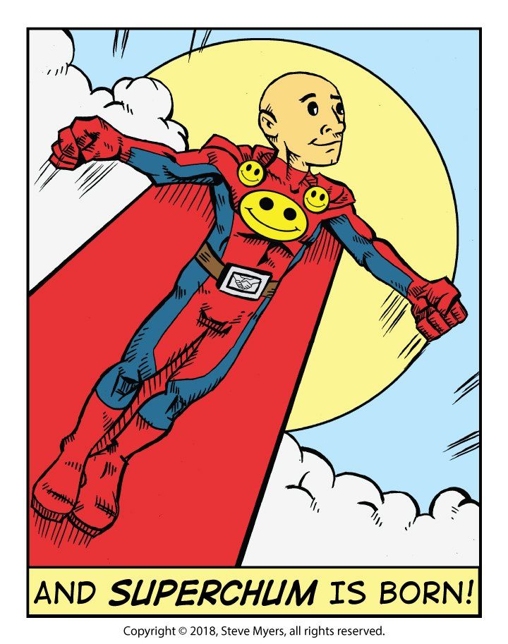 Superchum comic strip page 2