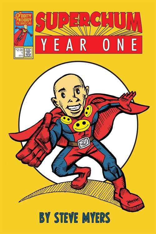 Cover to The Adventures of Superchum Remix Edition Comic Book