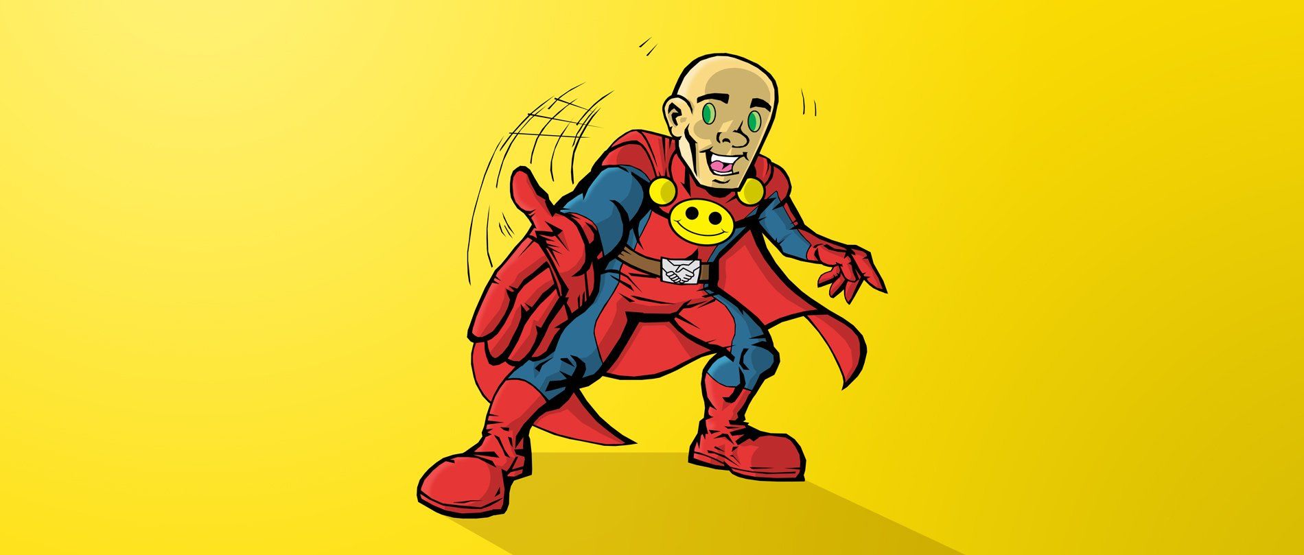 Superchum extends his hand in friendship Superchum and the Power of Friendship | Superchum himself extends his hand in friendship