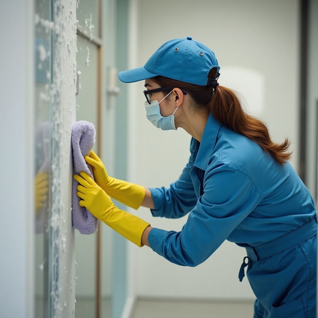 wall cleaning post construction