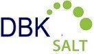 DBK Salt logo: dark blue letters 