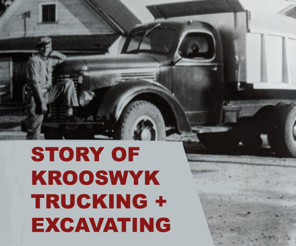 Men by vintage truck Men by vintage truck