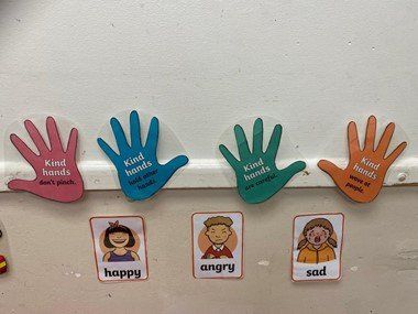 a set of kind hands
