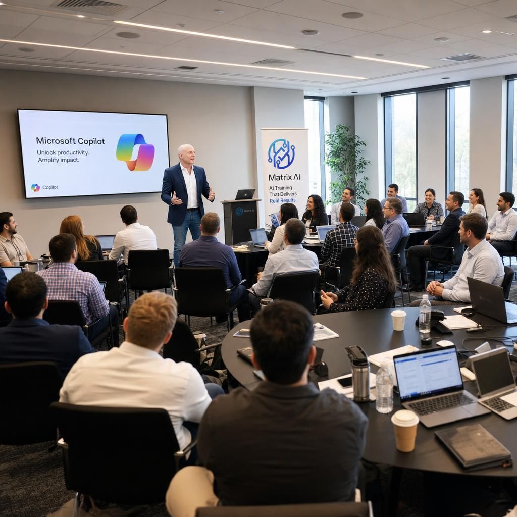 Matrix AI CEO, Glen Maguire, Copilot Workshop Facilitator