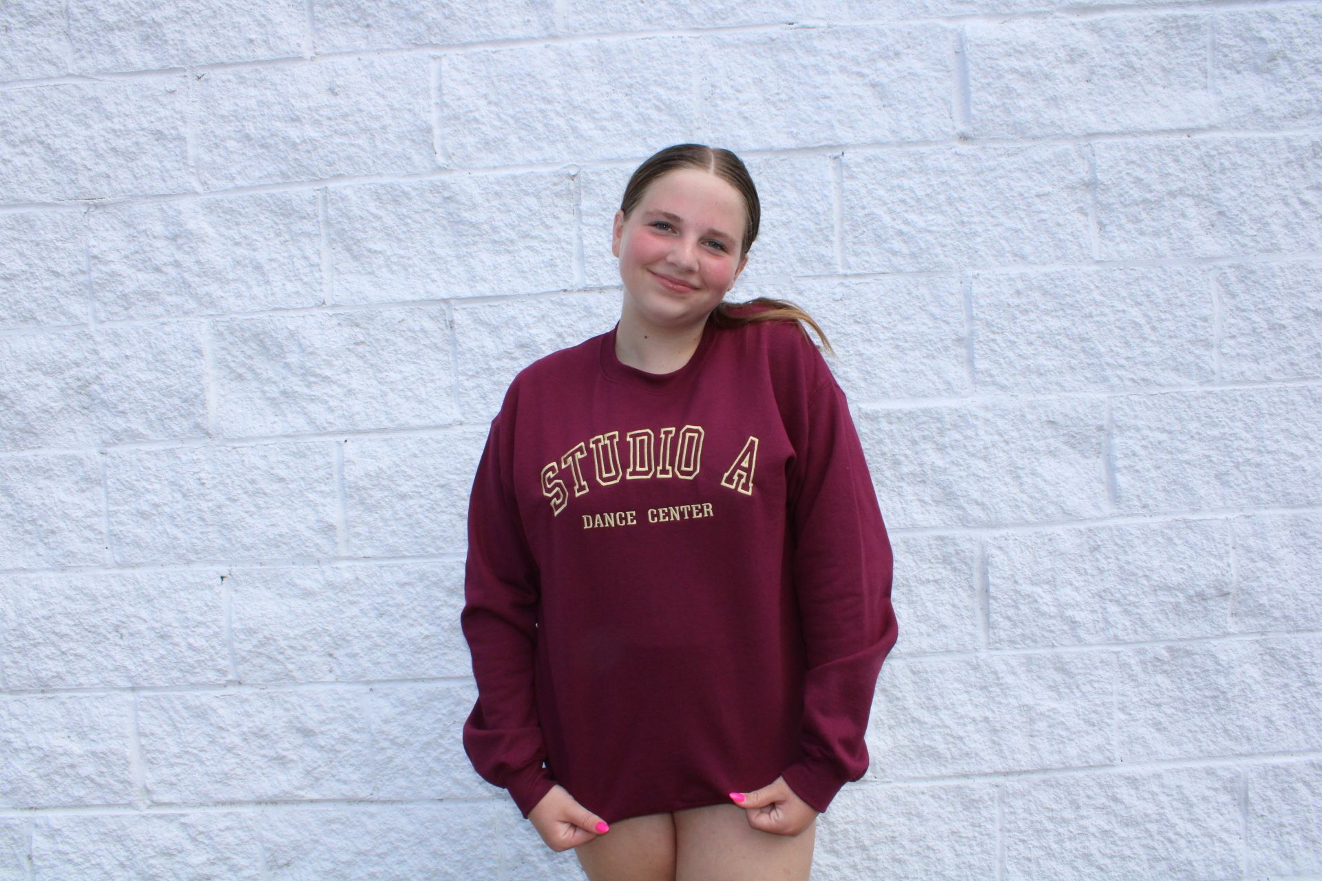 MAROON AND GOLD CREWNECK