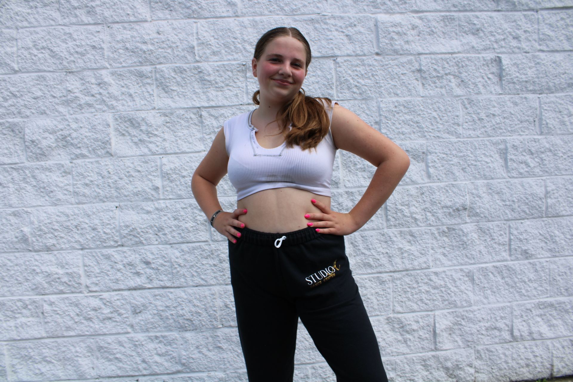 RHINESTONE SWEATPANTS (maroon)