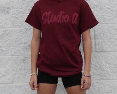 MAROON BUBBLE TEE