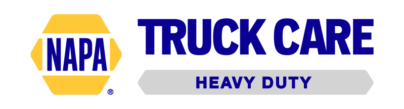 NAPA Truck Care logo. Hexagon with
