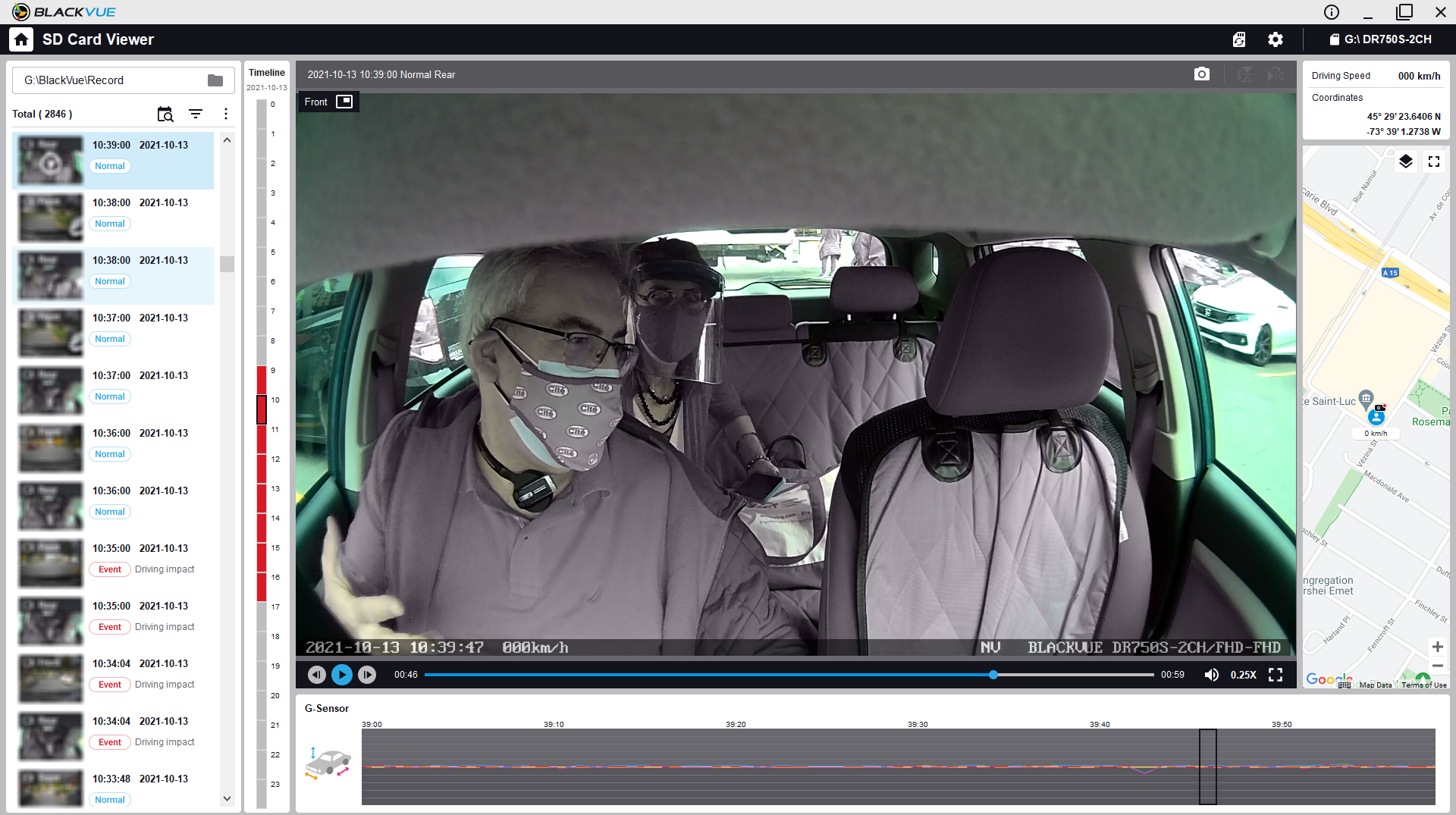City Driving School instructor, Tom Spiegler, and ACT Inc. occupational therapist, Susan Sofer, debrief after an in-car evaluation for driver assessment.