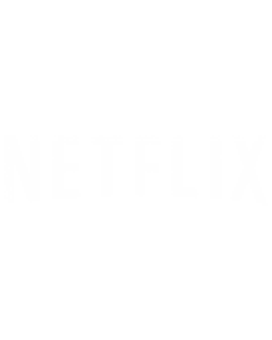 White Netflix wordmark on a transparent background