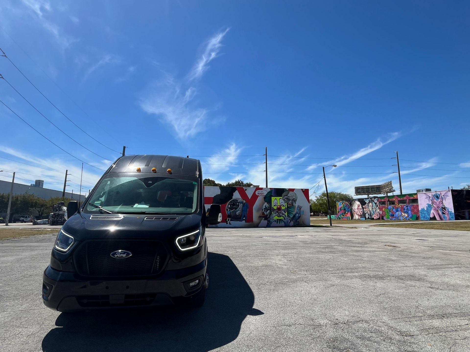Miami Tour bus in Wynwood. 