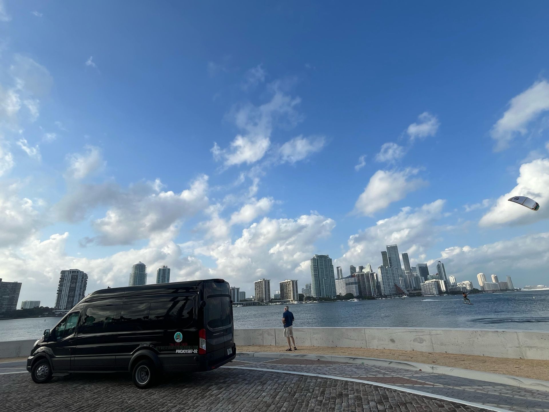 Miami Tour bus in the Secret Miami Skyline photo spot