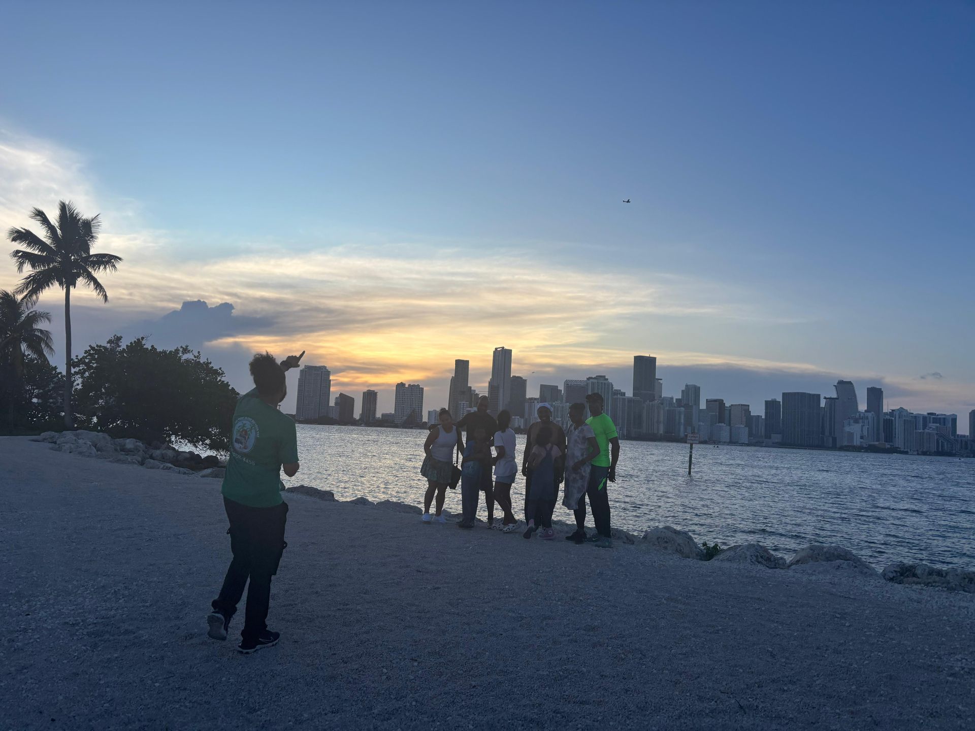 Beautiful Sunny Miami Skyline photo