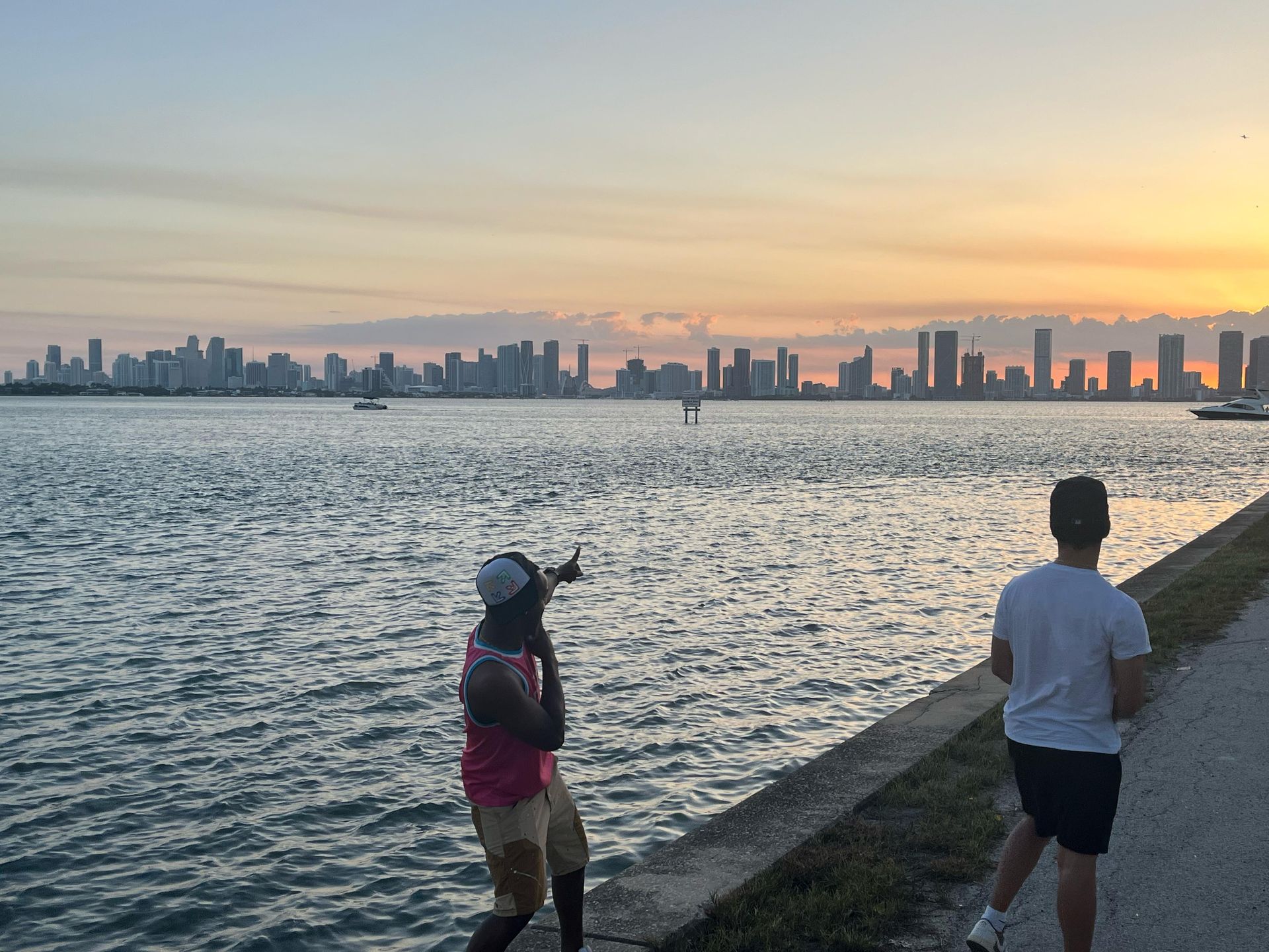 Miami Skyline During Sunset Miami Sunset Bus tours
