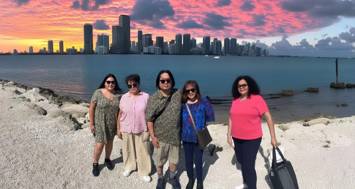 Miami bus tour secret Miami Skyline photo spot