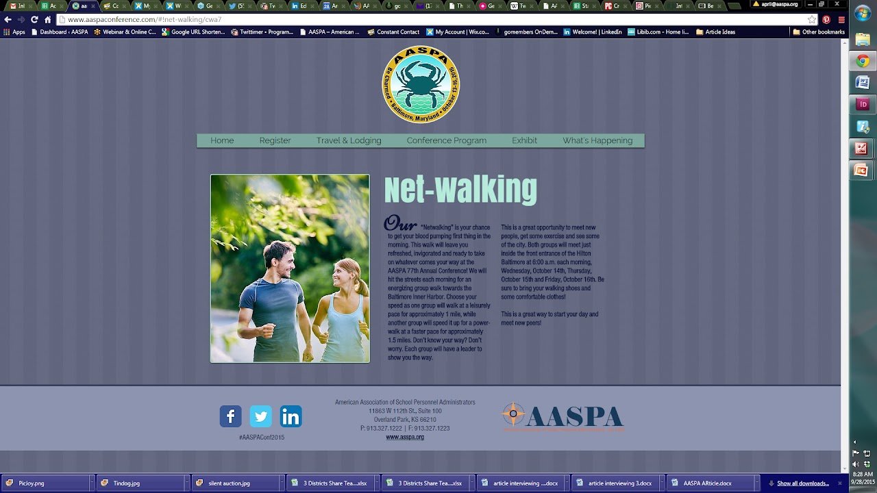 A computer screen is open to a page that says not-walking